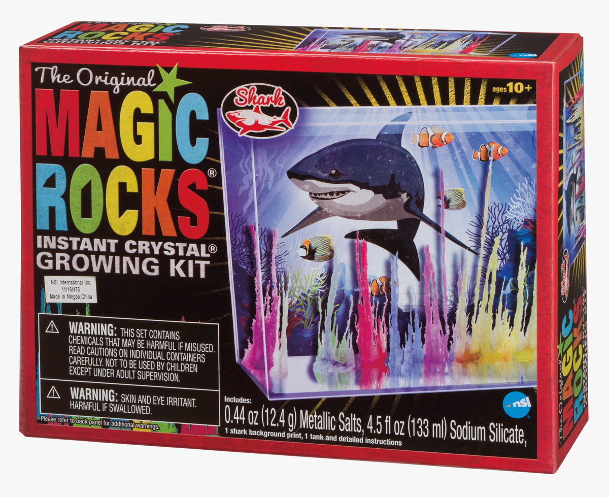 Magic Rocks Instant Crystal Growing Kit- Shark - Stay Forever