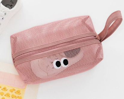 Mesh Googly Eye Pouch