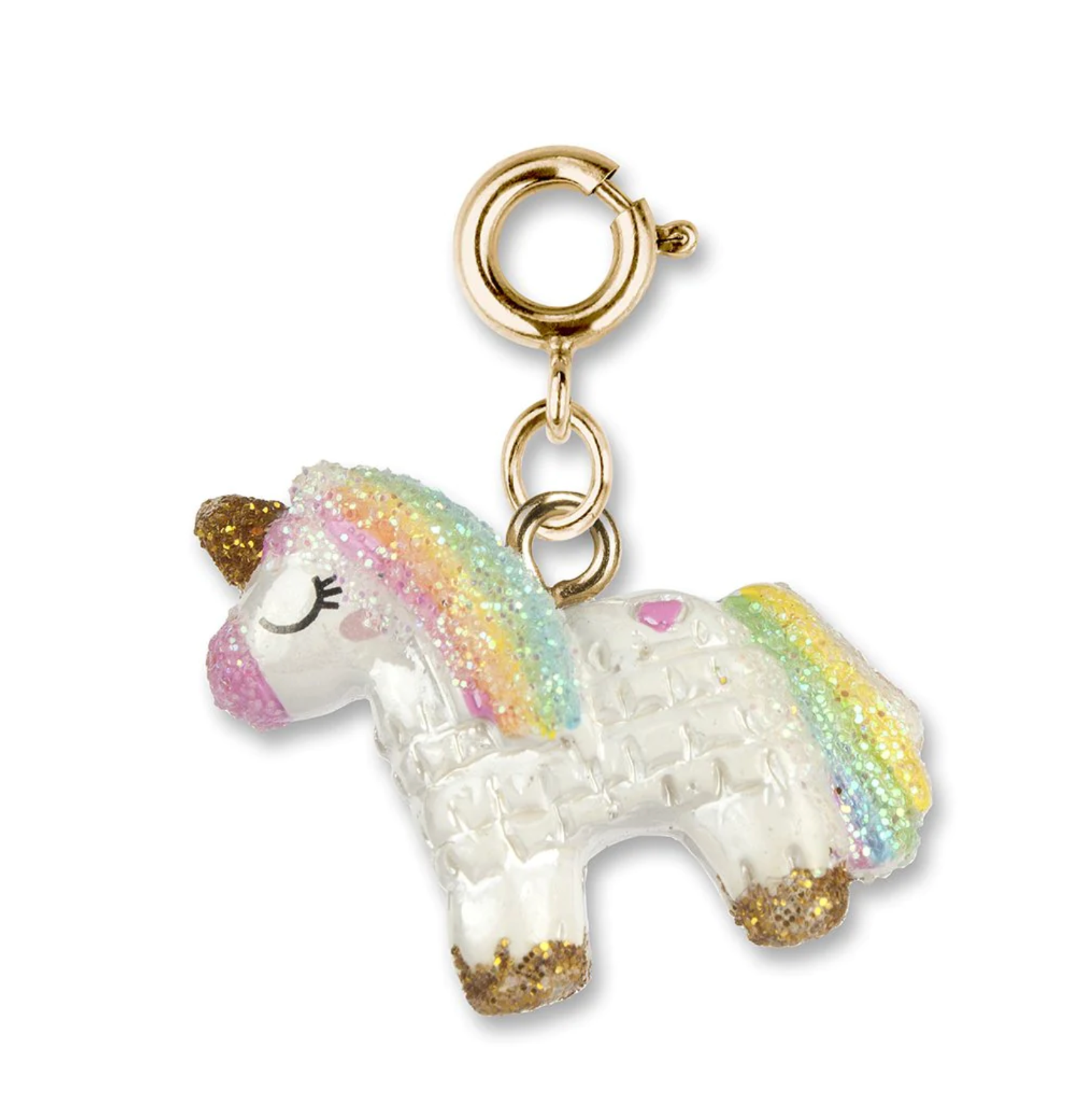 Charm It! Gold Unicorn Pinata Charm