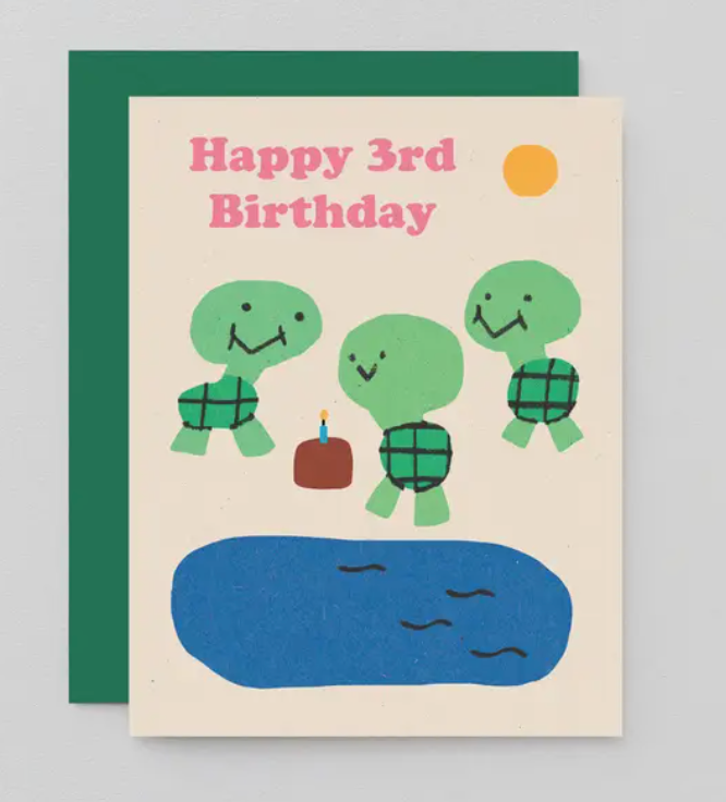 Happy 3rd Birthday Card