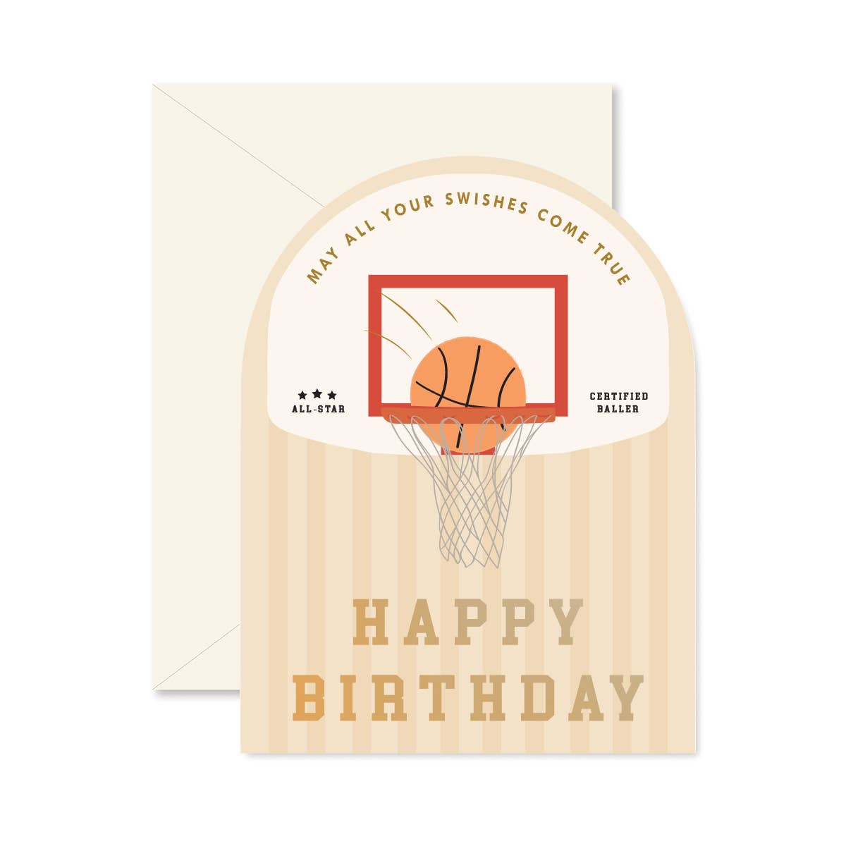 Baller Birthday Arch Greeting Card