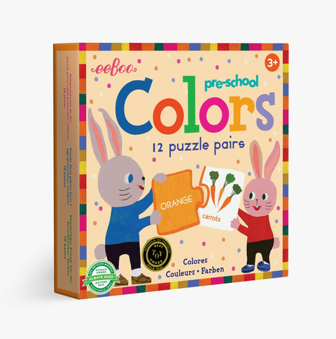 Pre-School Colors Puzzle Pairs
