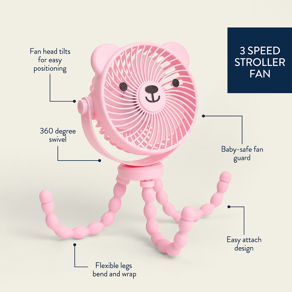 Itzy Breezy 3-Speed Stroller Fan