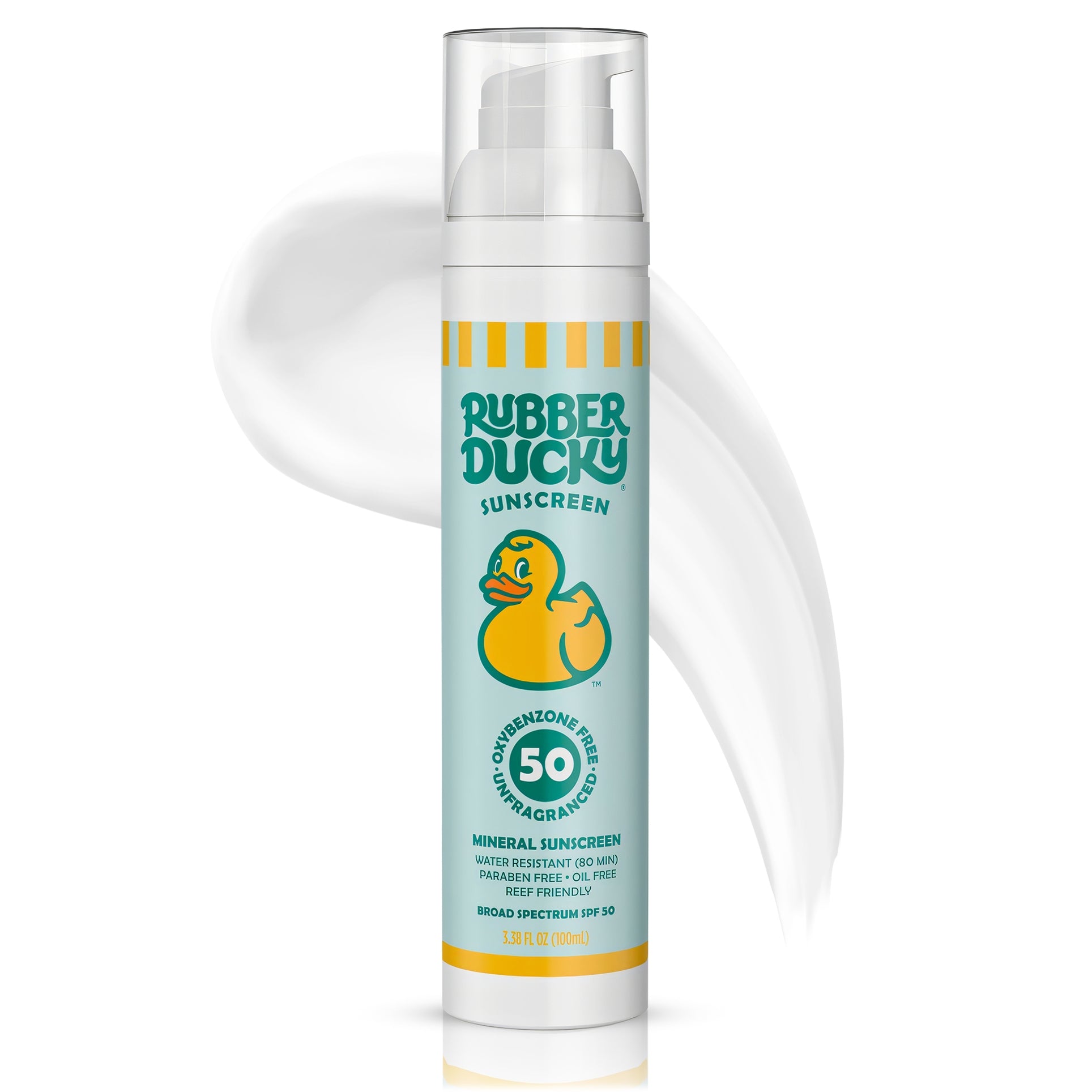 Rubber Ducky SPF 50 Mineral Sunscreen, 3.38 oz