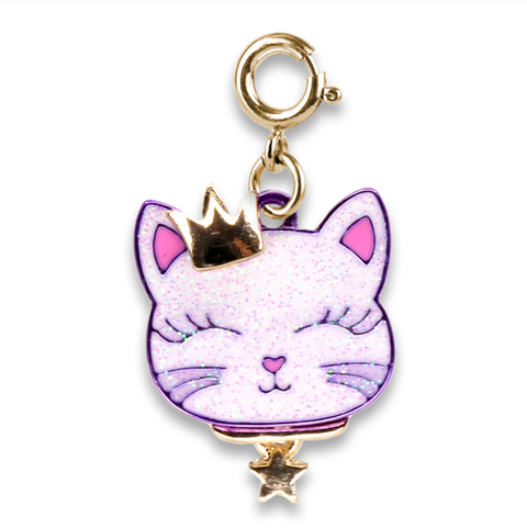 Charm It! Gold Princess Kitty Charm