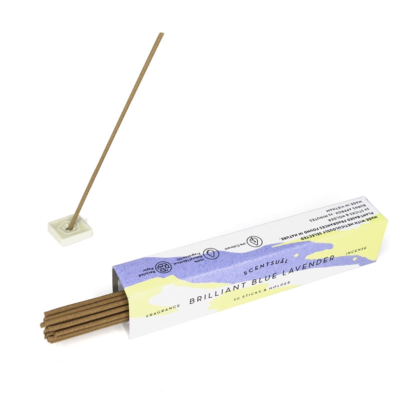 Scentsual Incense (Incense Sticks + Holder) - Stay Forever