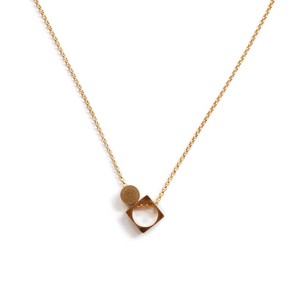 Asymmetrical Signature Necklace
