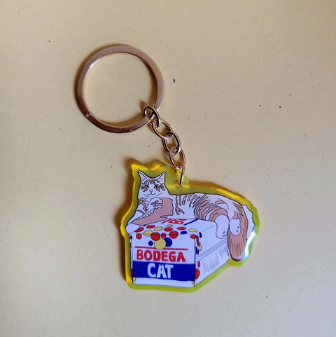 Bodega Cat Keychain