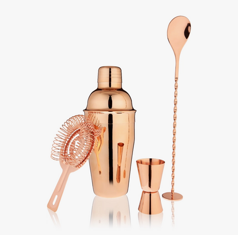 Copper Barware Set