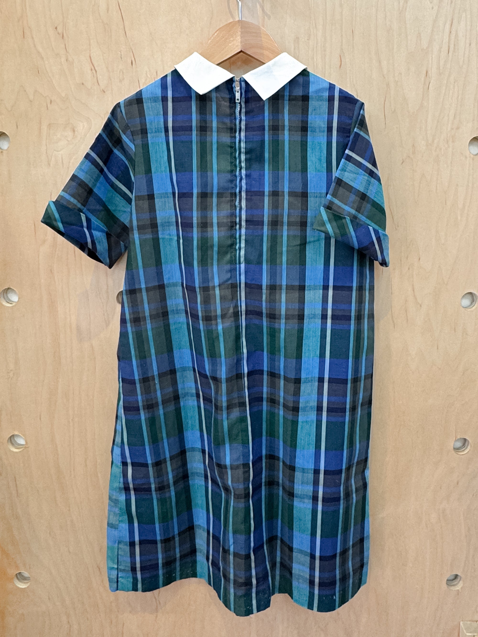 (pre-worn) vintage 60s plaid dress 6