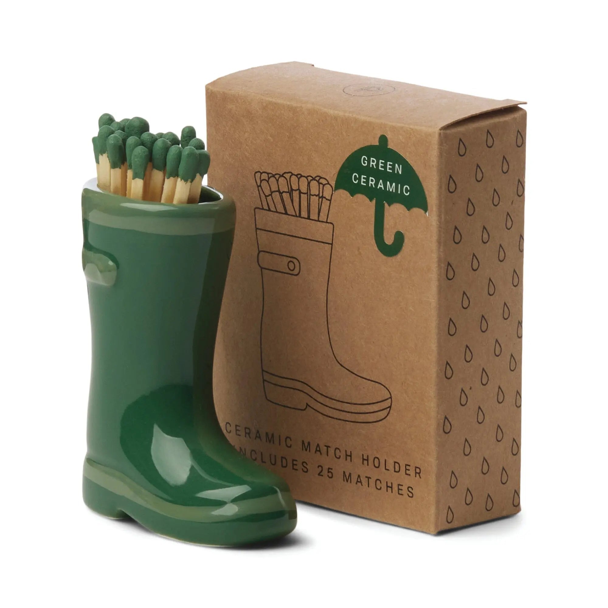 Wellington Rain Boot match Holder - Dark Green