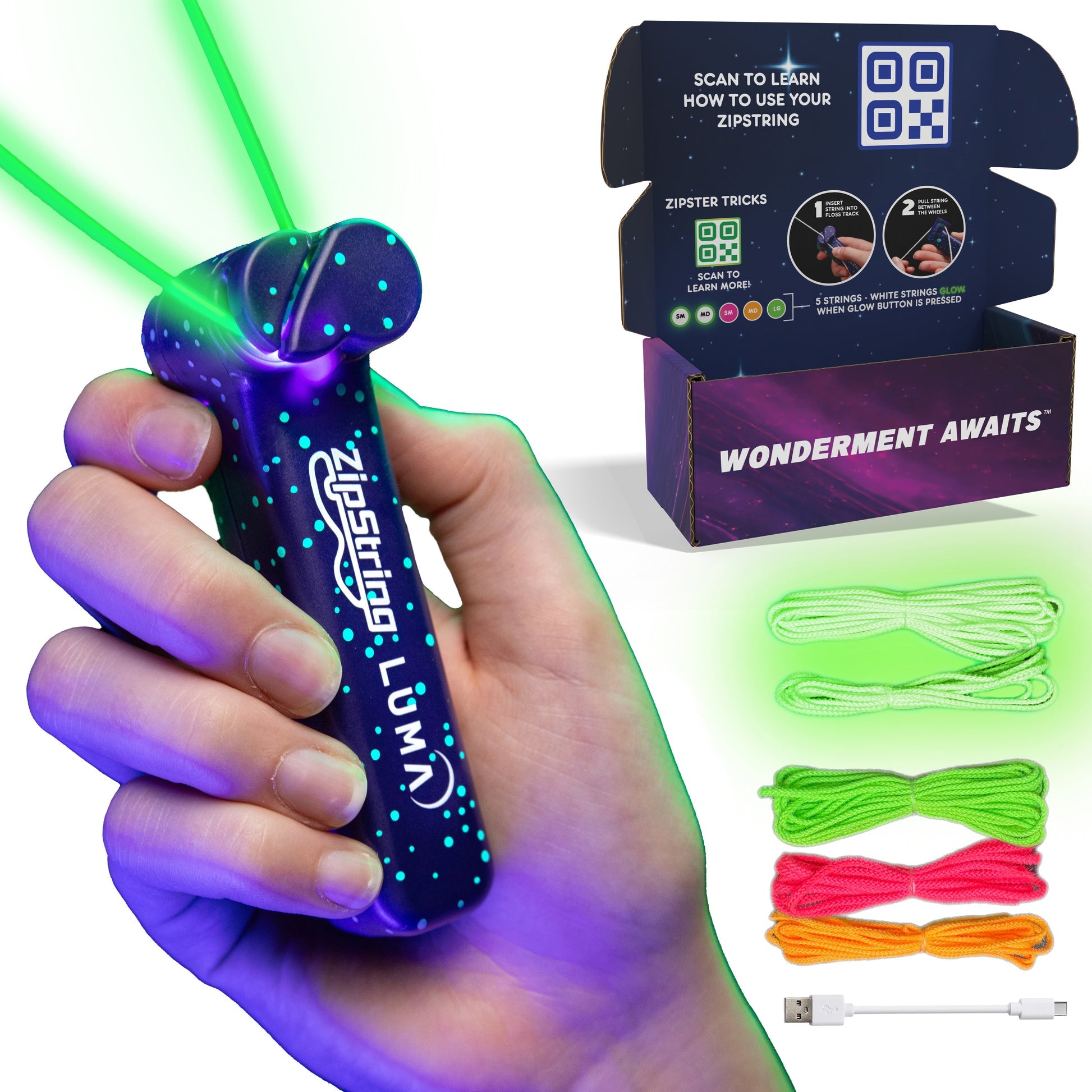 Zipstring - Luma (Glow-in-the-dark) - Stay Forever