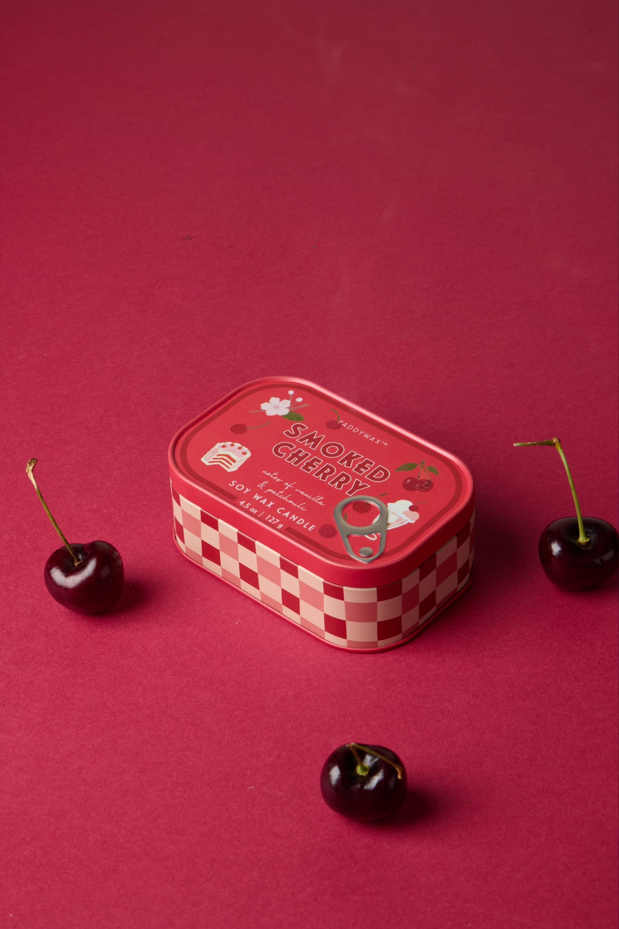 Smoked Cherry Bistro Tin Candle