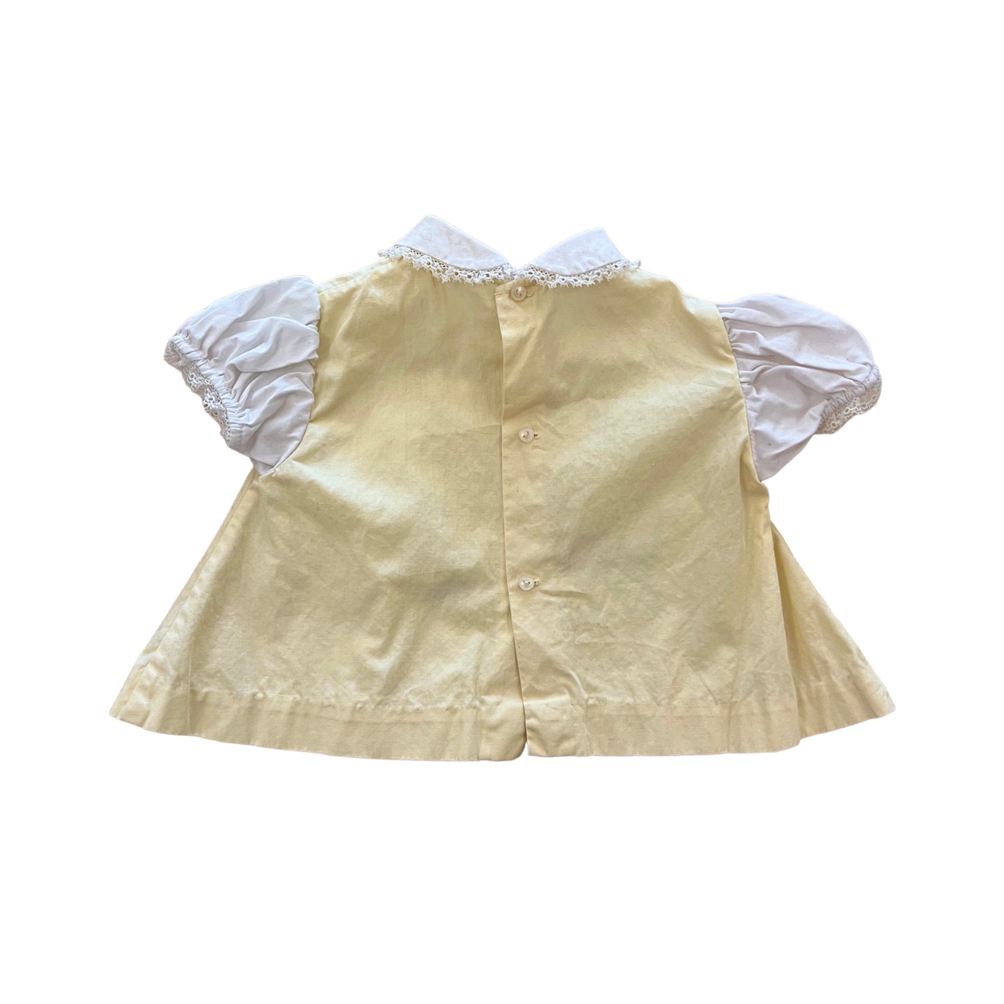 (pre-worn) Yellow Collared Circus Shirt - 3M