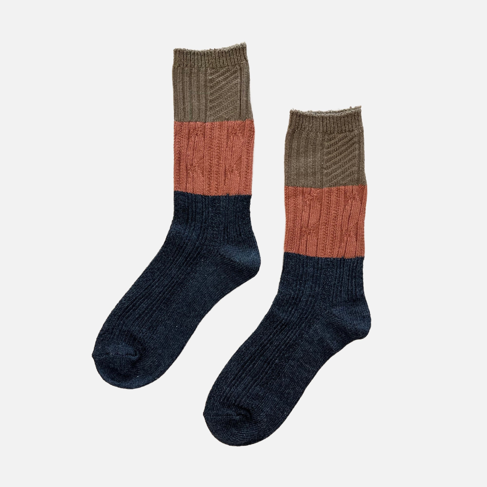 Knitted Striped Socks