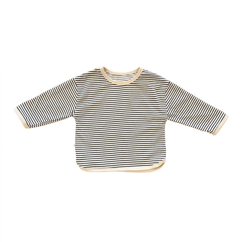 Neutral Pinstripe Pullover