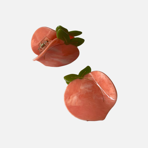 Jumbo Peach Claw Clip