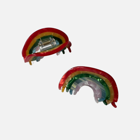 Rainbow Claw Clip