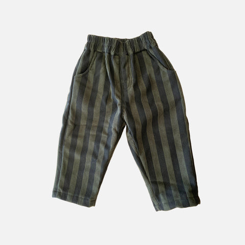 Kids Stripe Corduroy Pants