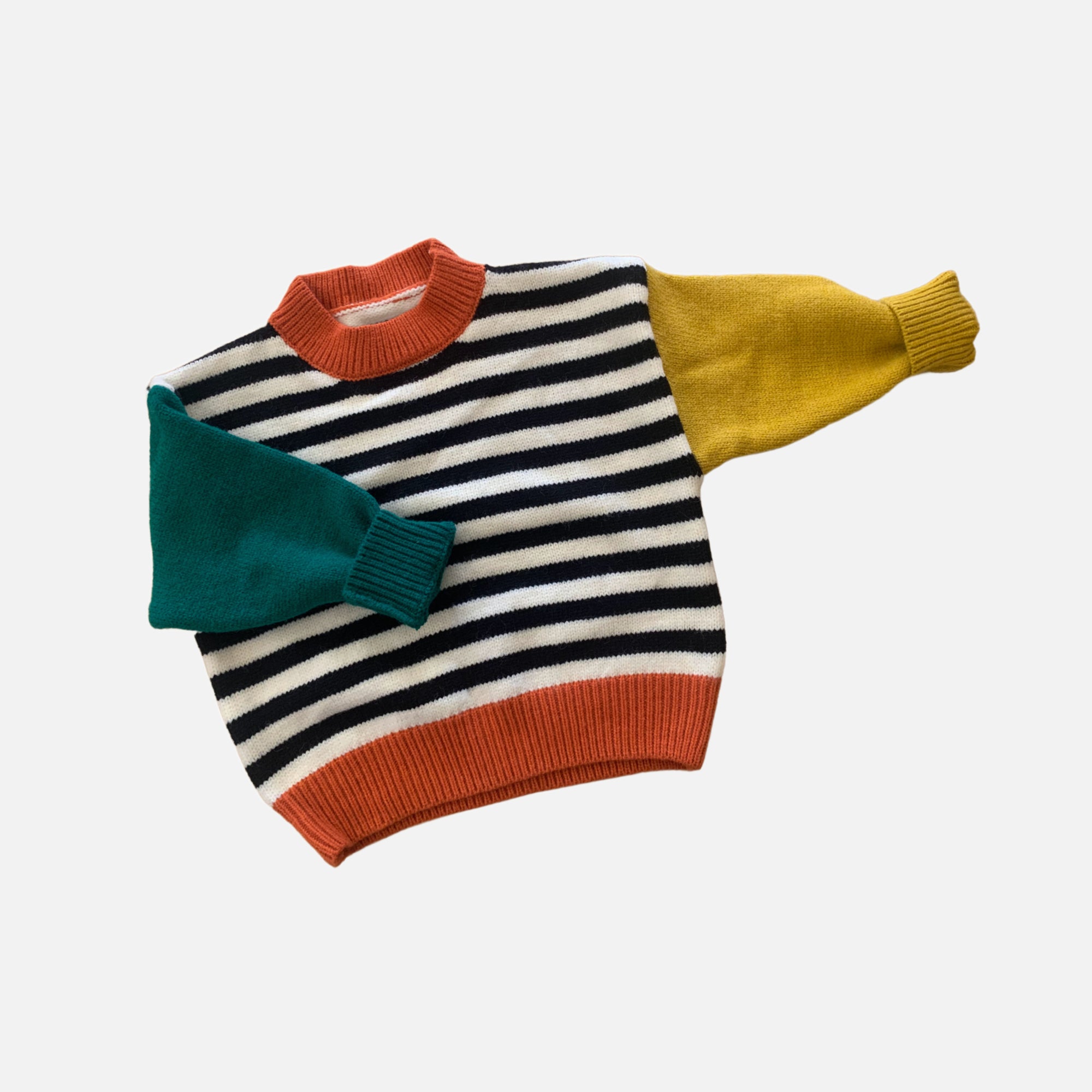 Stripe Colorblock Sweater