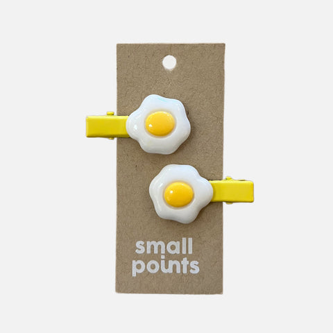 Mini Sunny Side Up Hair Clips (Set of 2)