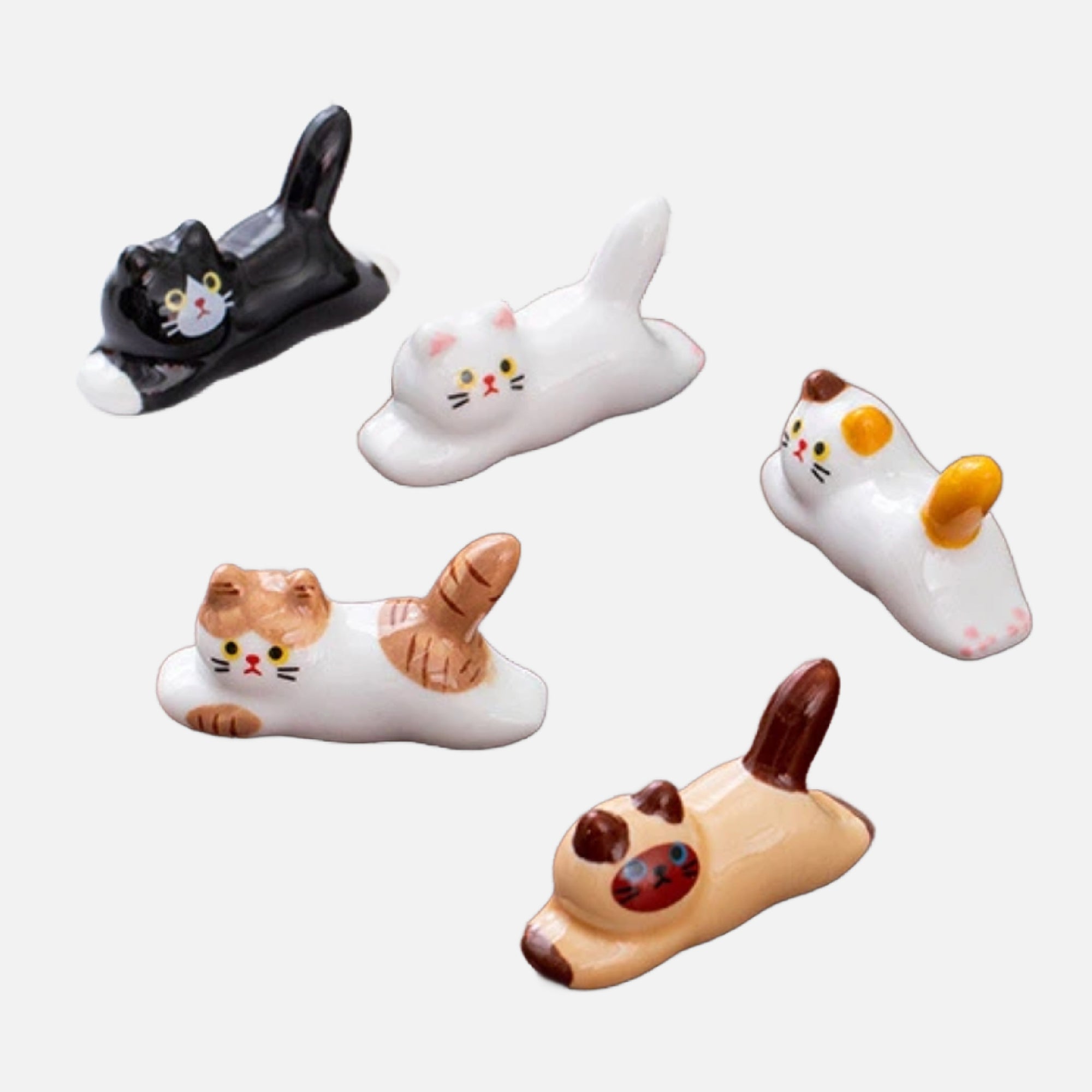 Ceramic Cat Chopstick Rest
