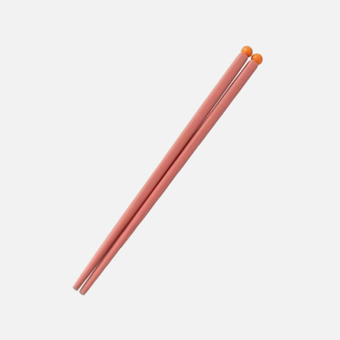 Orange Dots Pastel Chopsticks
