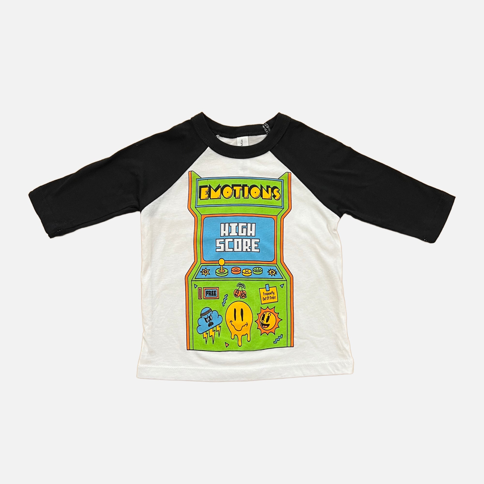 Emotions Kids Raglan Baseball Tee