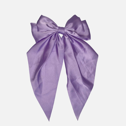 Big Satin Bow Hair Clip