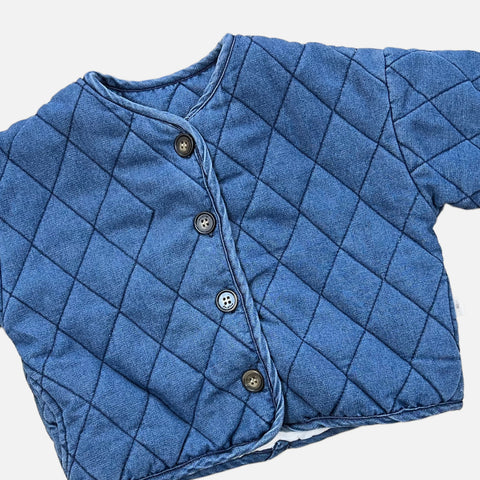 Baby Quilted Denim Jacket