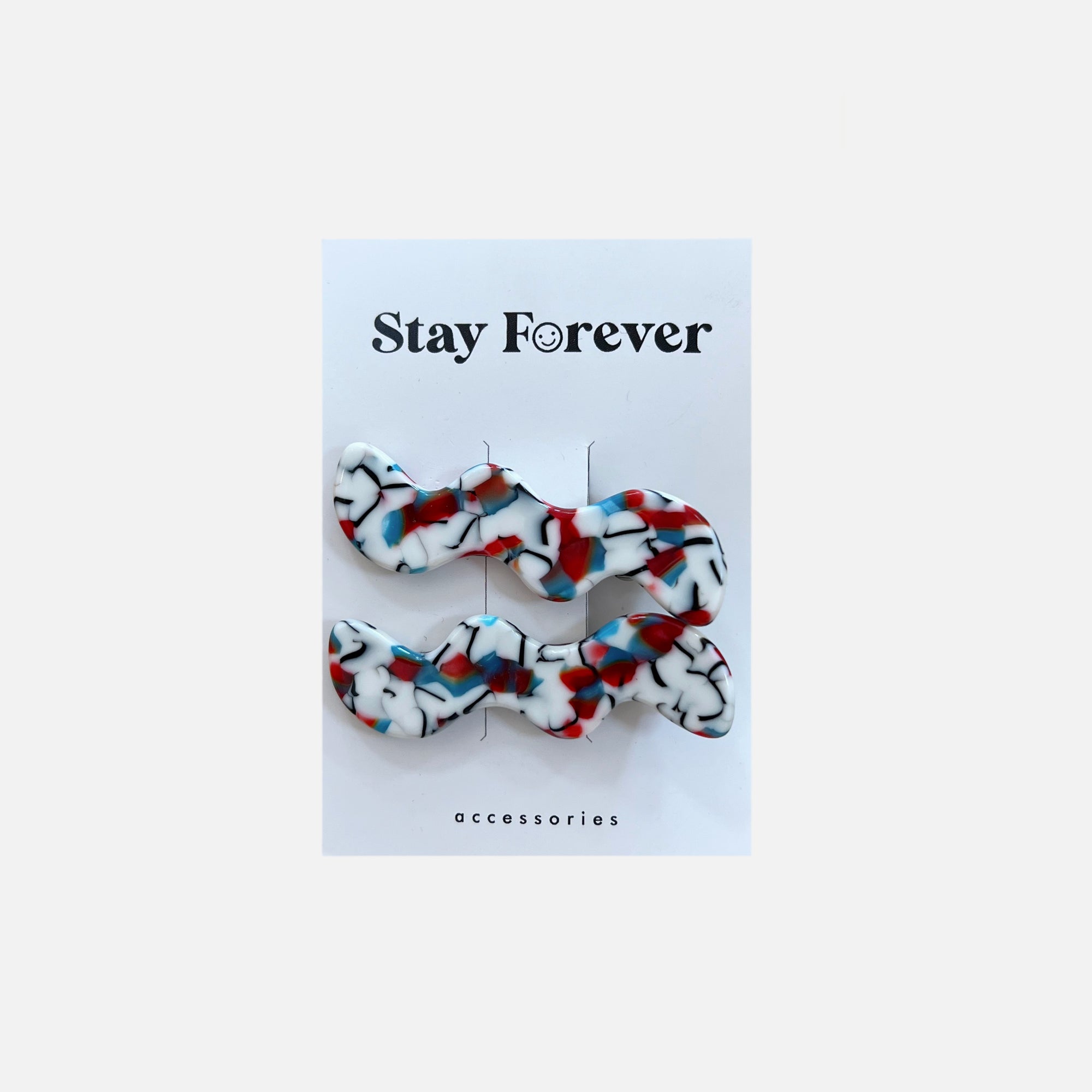 Wavy Hair Barrettes - Stay Forever