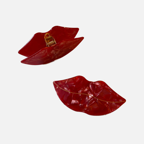 Lips Hair Claw Clip