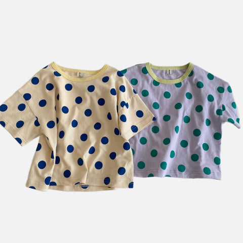 Fun Polka Dots Kids Oversized T-Shirt