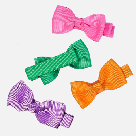 Mini Bow Hair Clips (Set of 2)