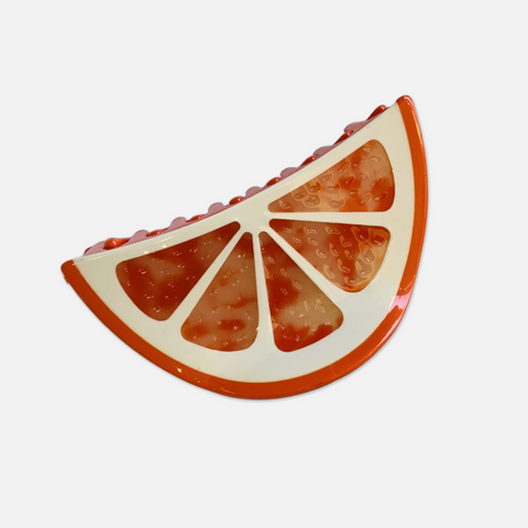 Orange Hair Claw Clip
