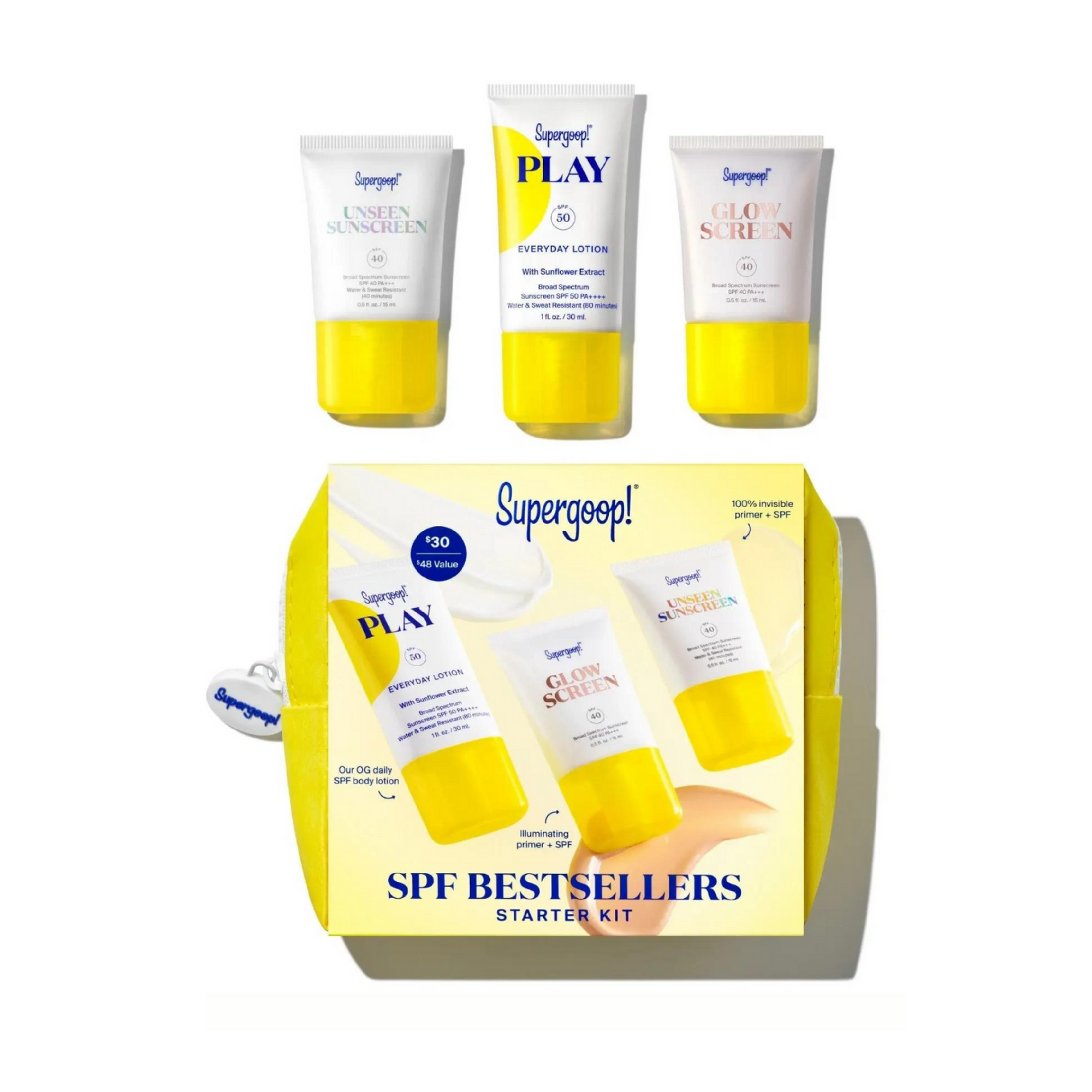 Supergoop SPF Bestsellers Starter Kit