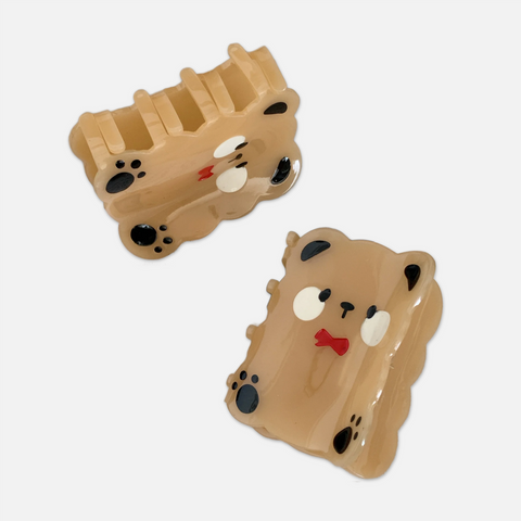 Teddy Bear Hair Claw