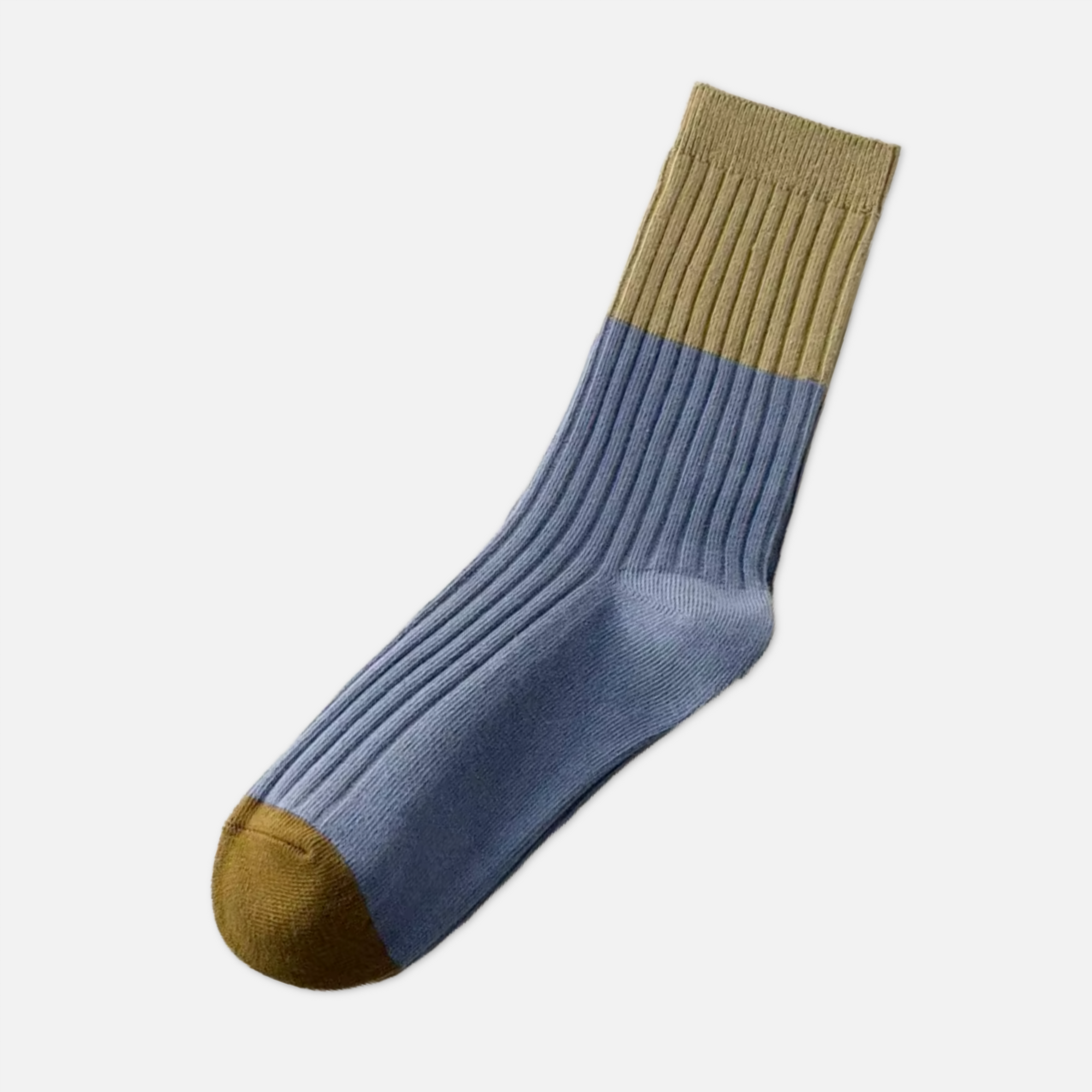 Ribbed Color Block Socks