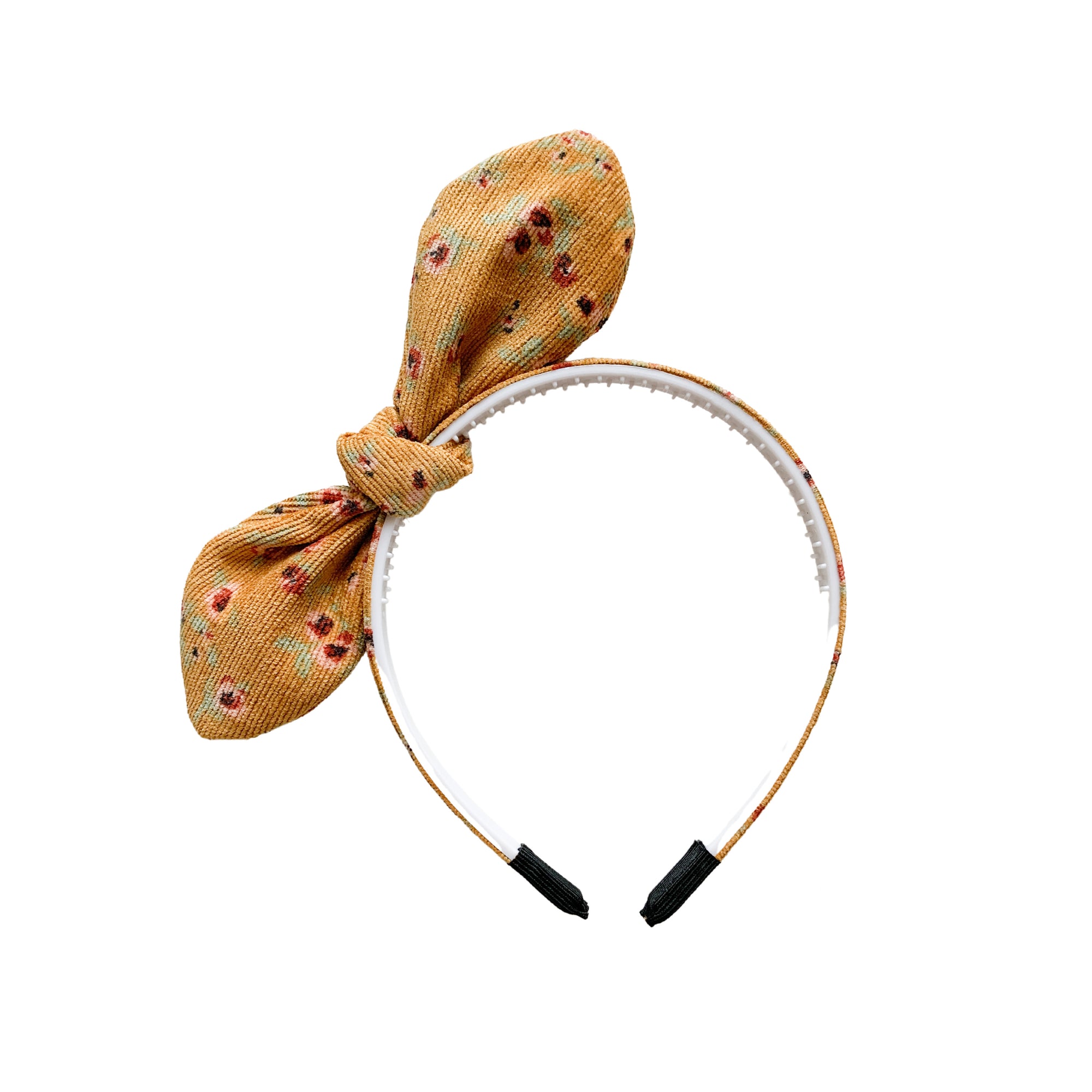 Kid's Corduroy Floral Headband