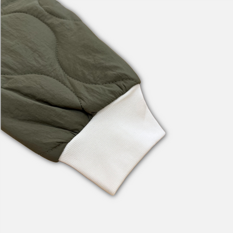 Winter Quilted Rib Hem Jacket + Pants Set