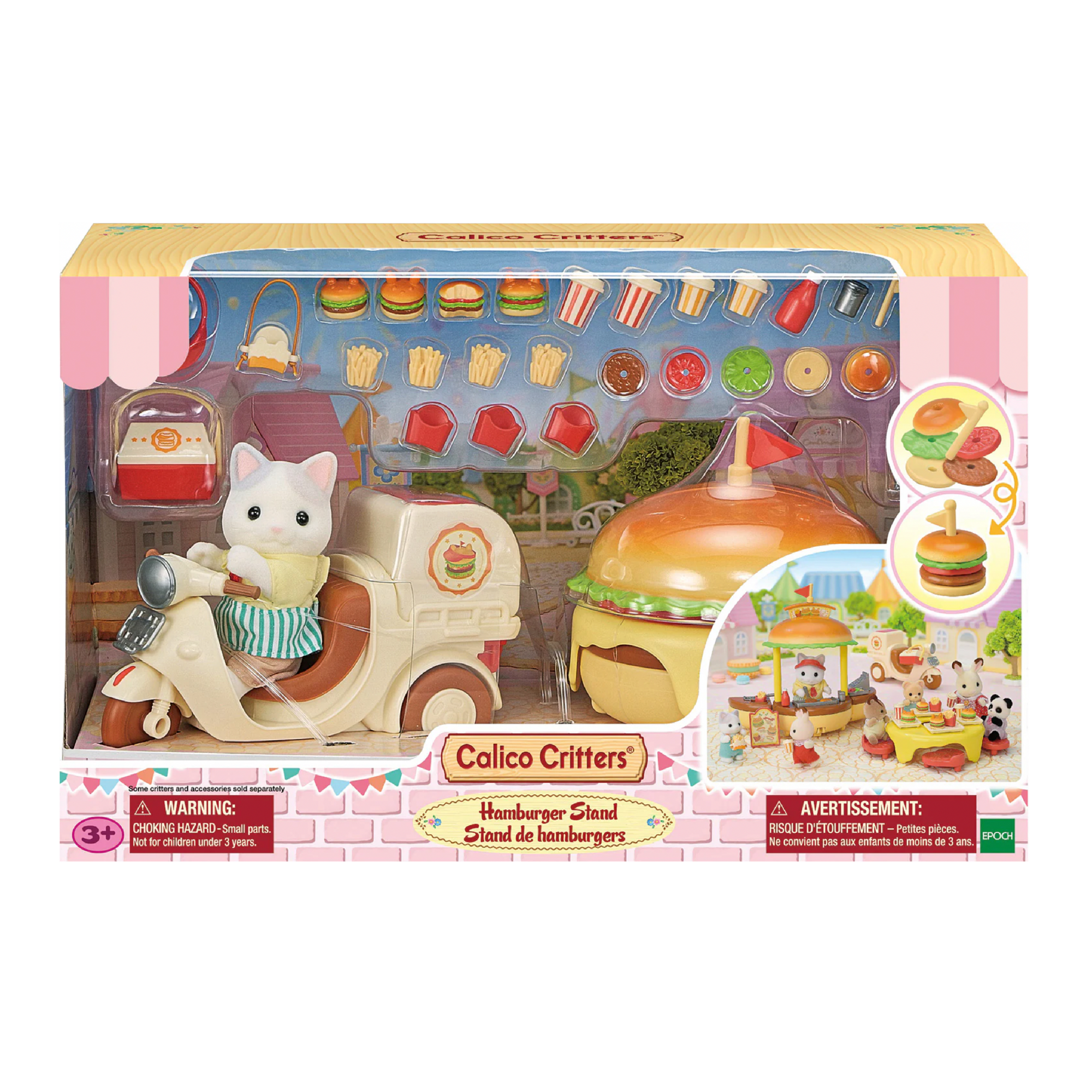 HamCalico Critters burger Stand Calico Critters