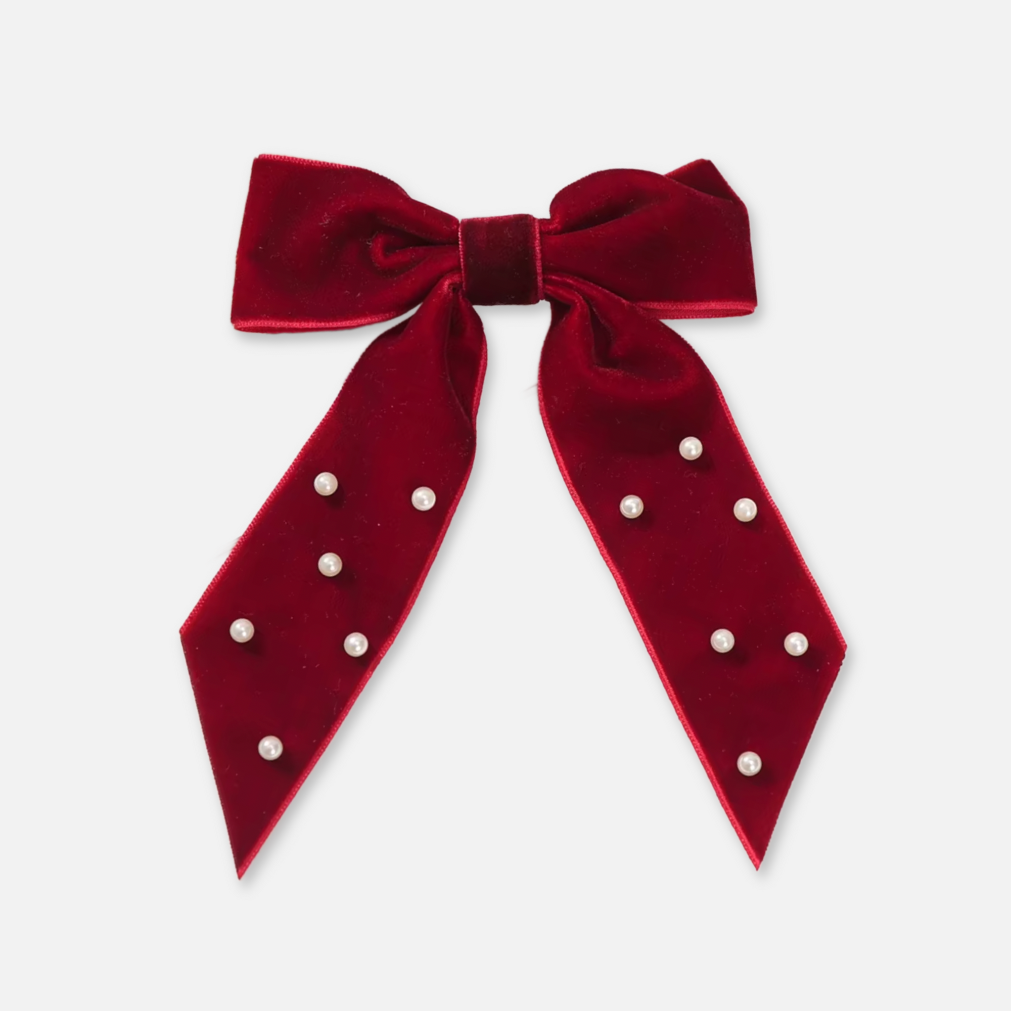 Velvet Pearl Barrette