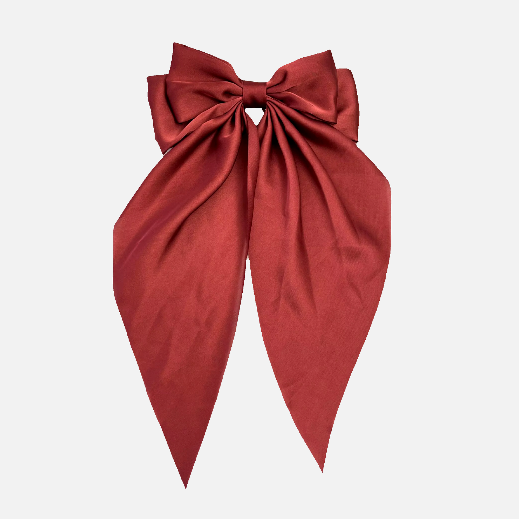 Big Satin Bow Hair Clip