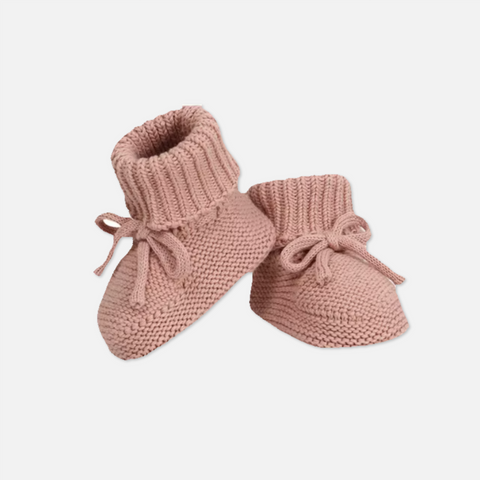 Baby Knitted Ribbon Booties
