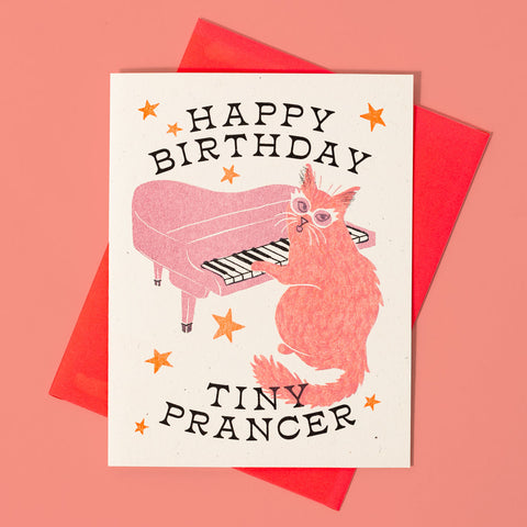 Happy Birthday Tiny Prancer Cat