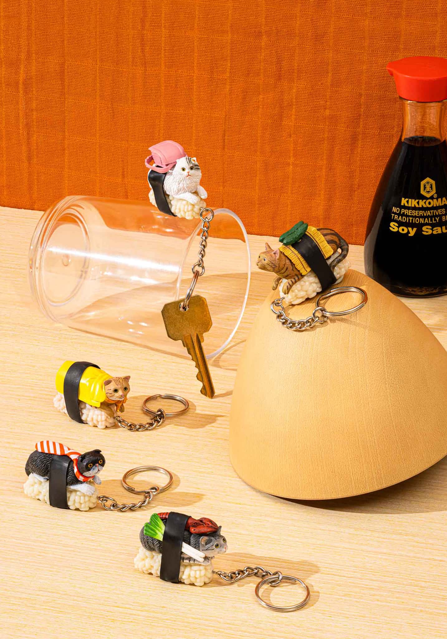 Sushi Cat (Nekozushi) Keyring Blind Box Vol.1 - Stay Forever