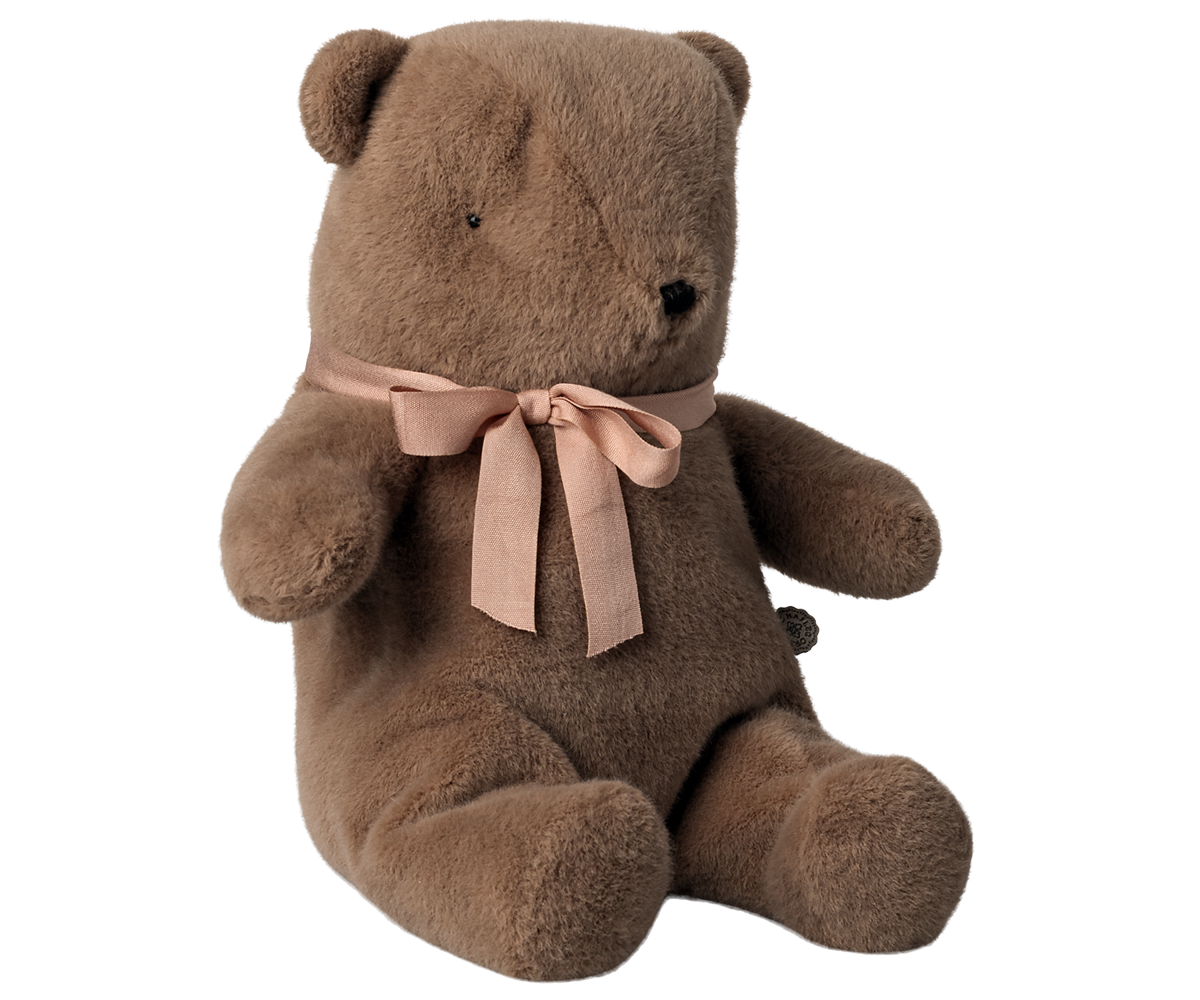 Teddy bear plush, Medium - Soft brown