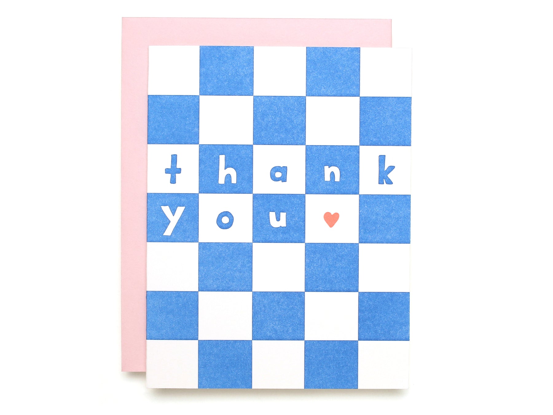Thank You Checkered Card