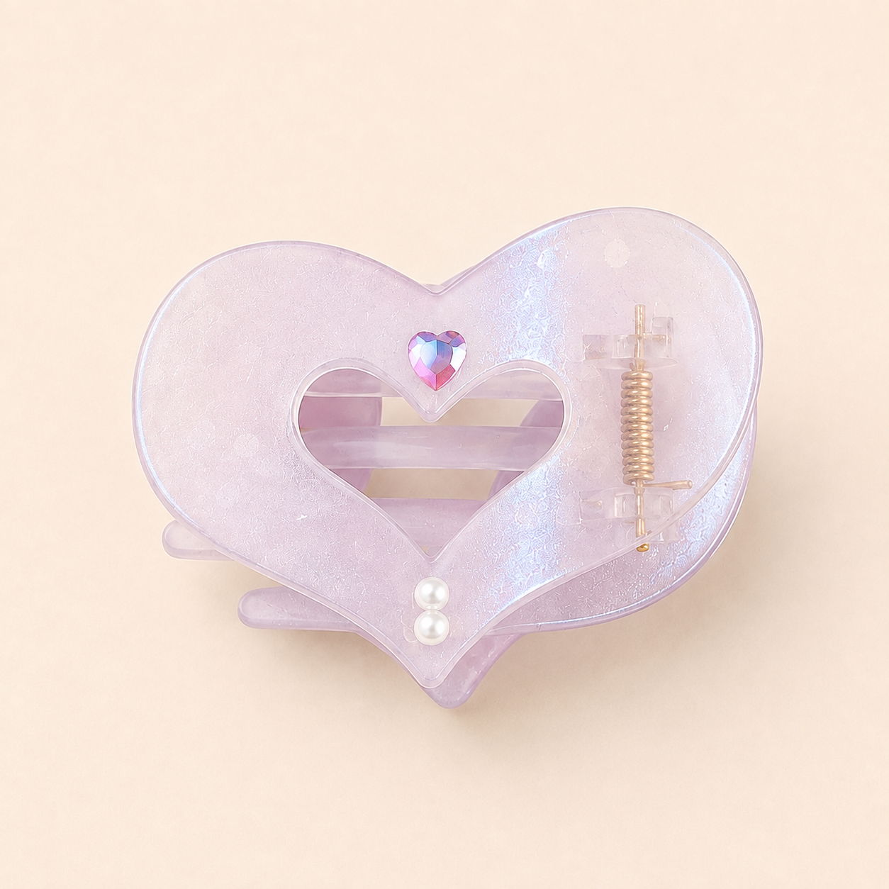 Heart Duckbill Clip