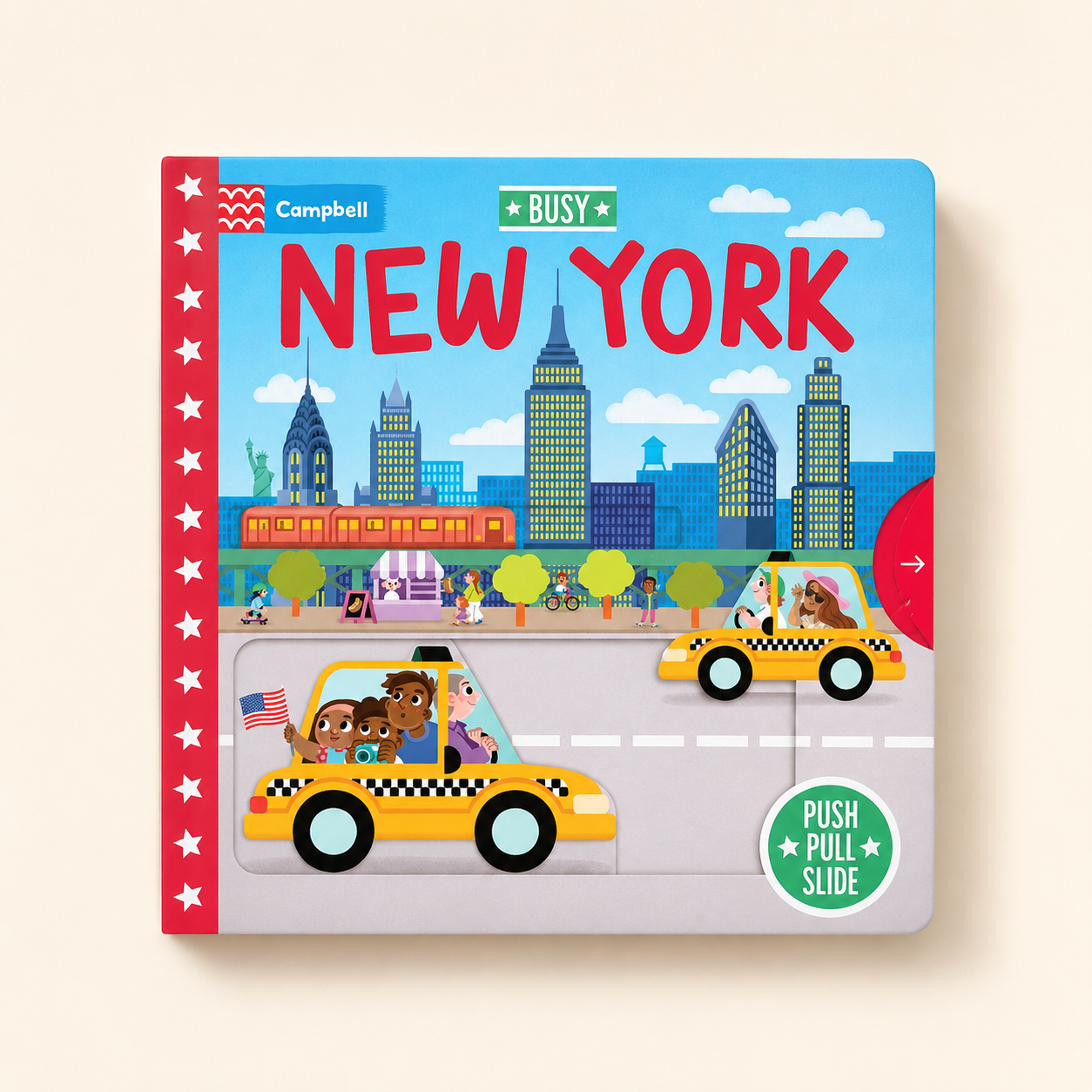 Busy New York: Push, Pull and Slide